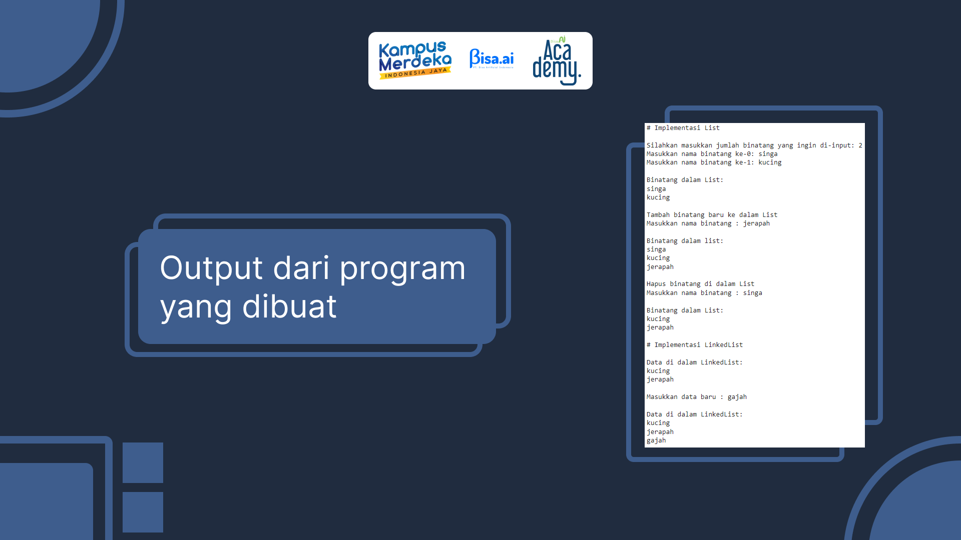First slide