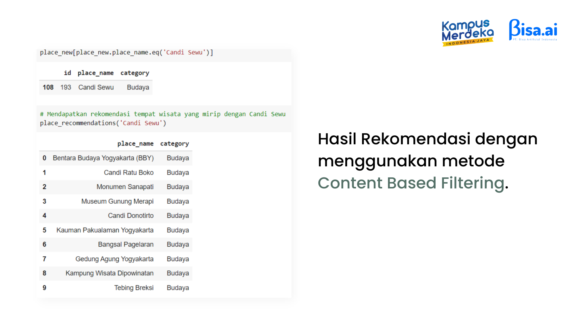First slide
