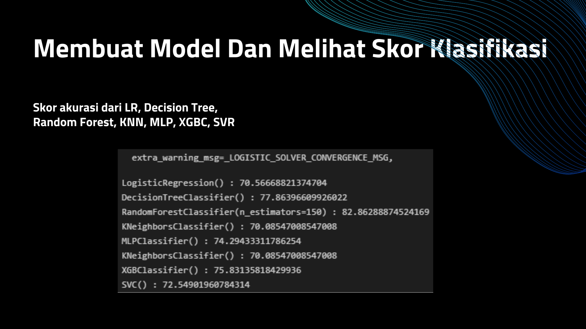 First slide