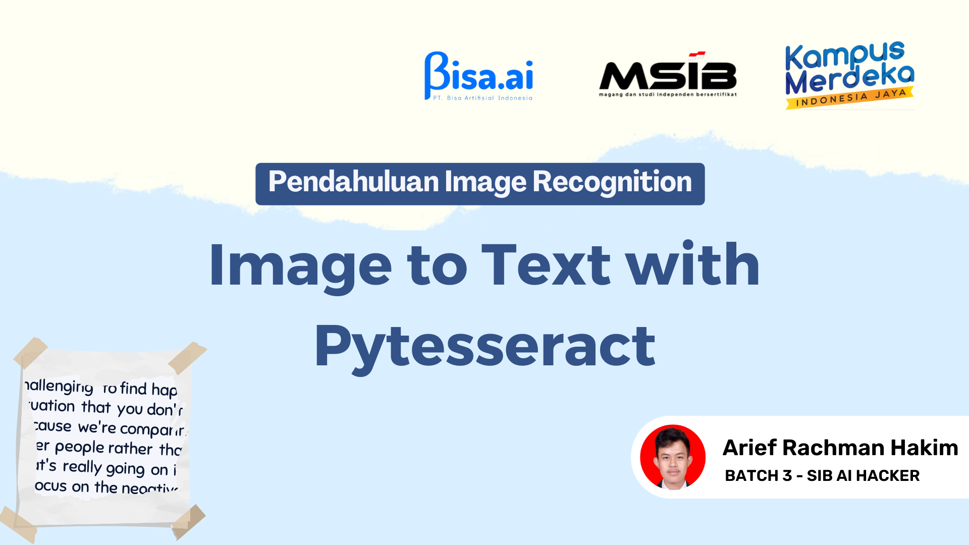 First slide