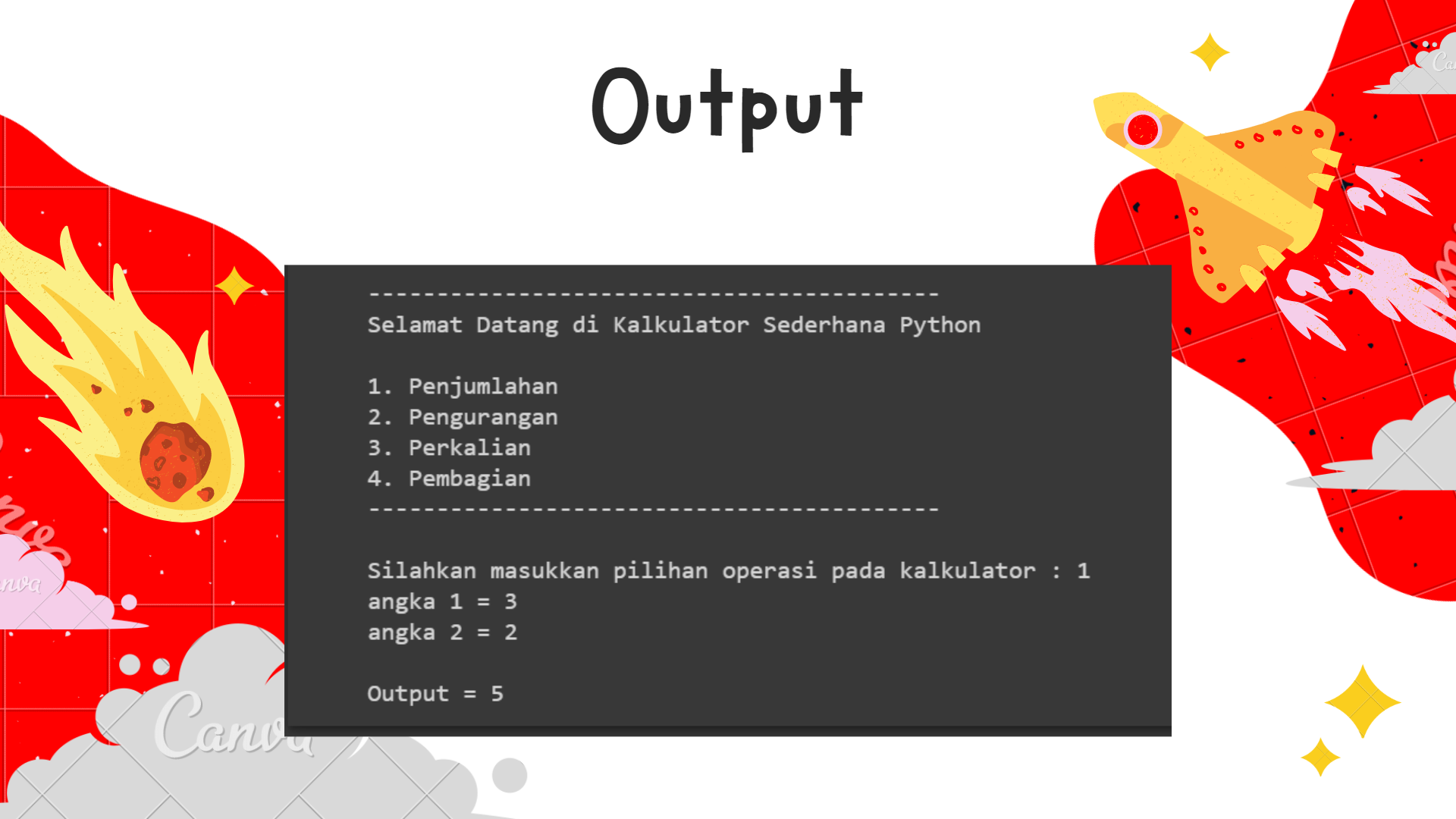 First slide