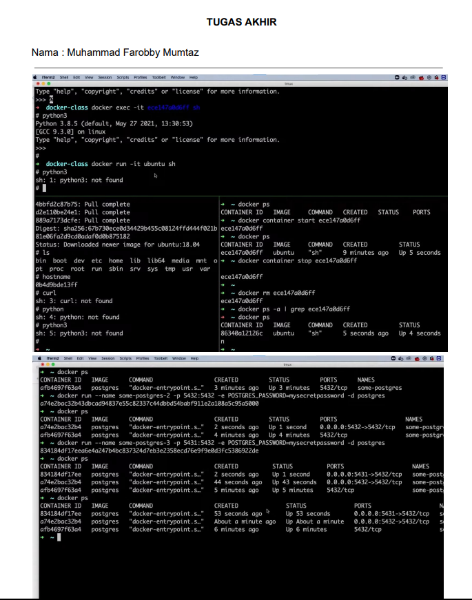 Portofolio Detail >> Dasar - dasar Docker dan Kubernetes rev.2