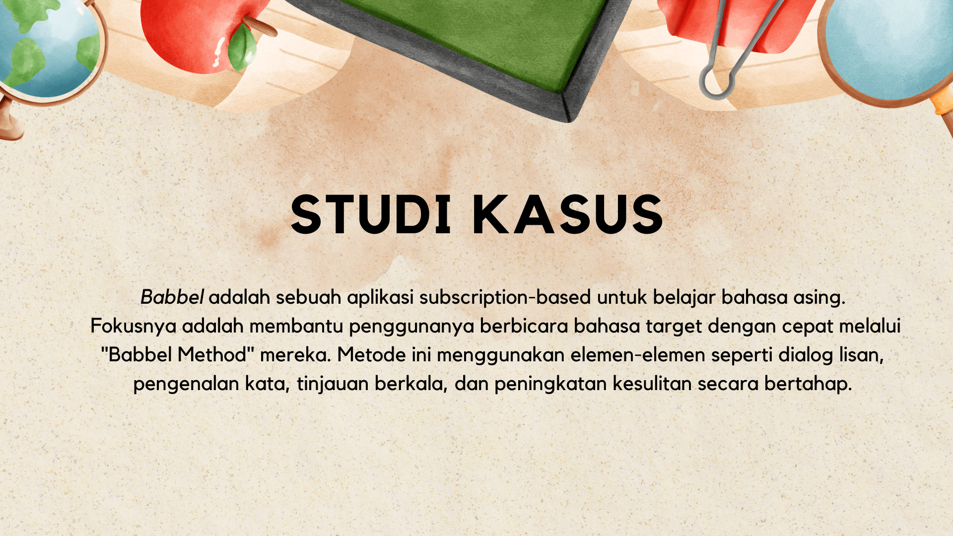 First slide