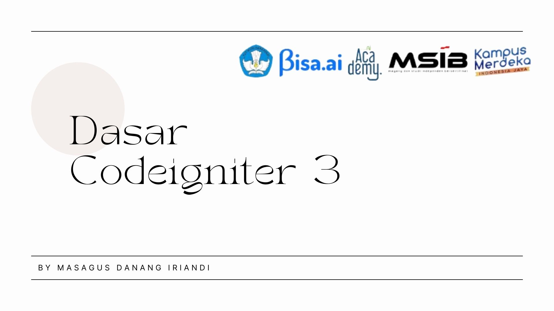 First slide