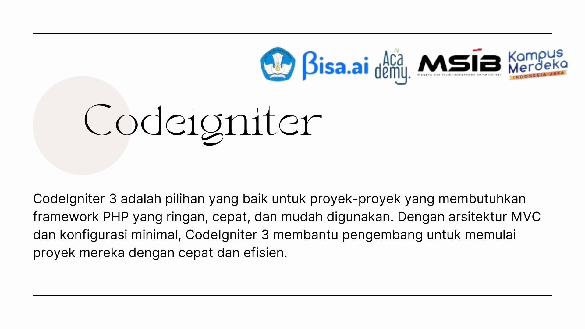 First slide