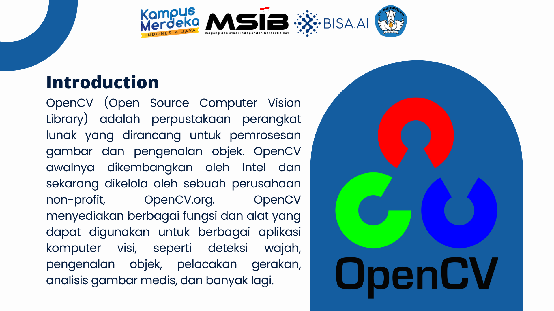 First slide