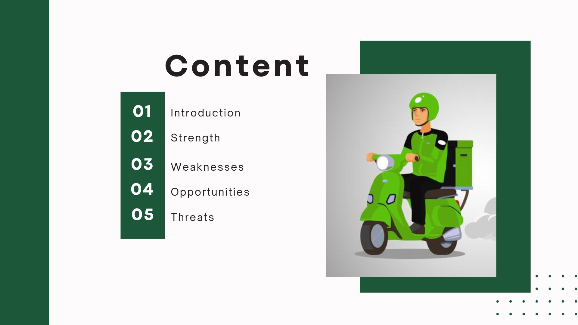 First slide