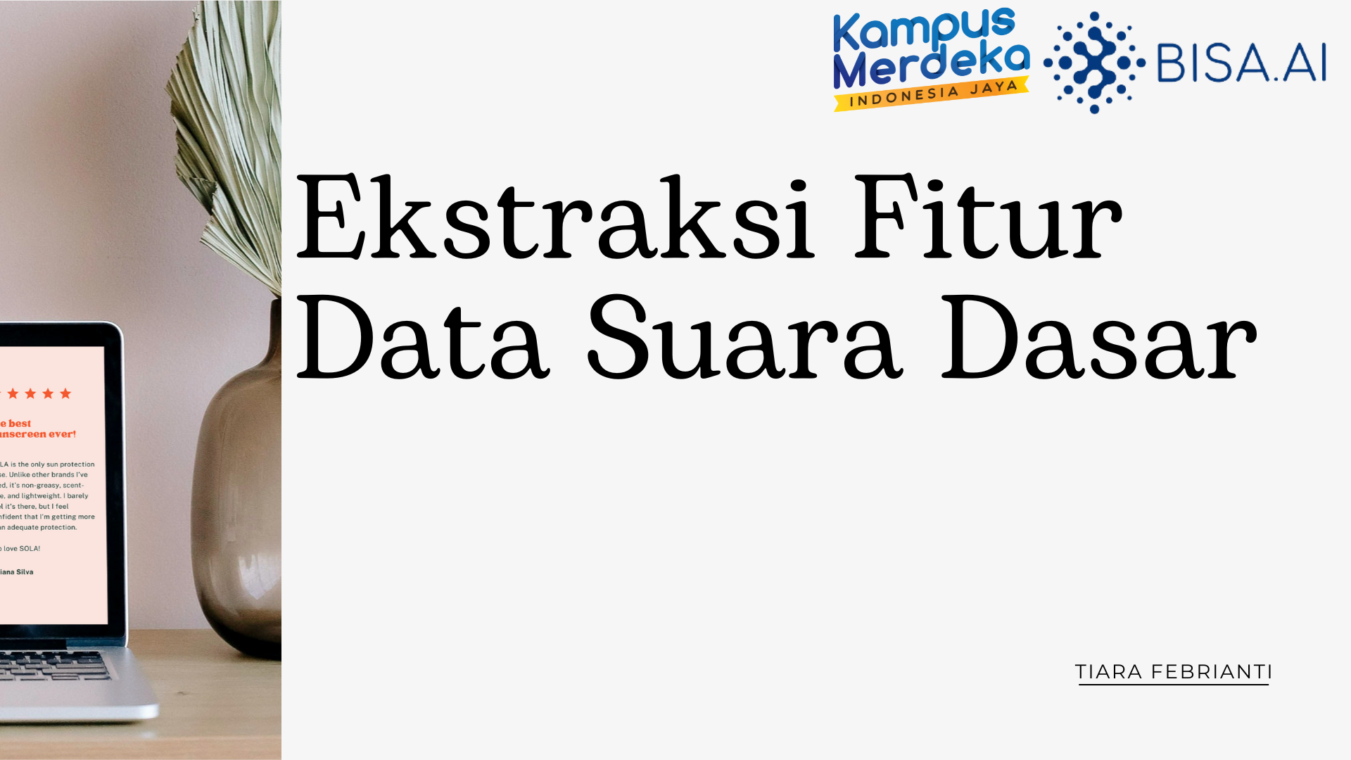 First slide