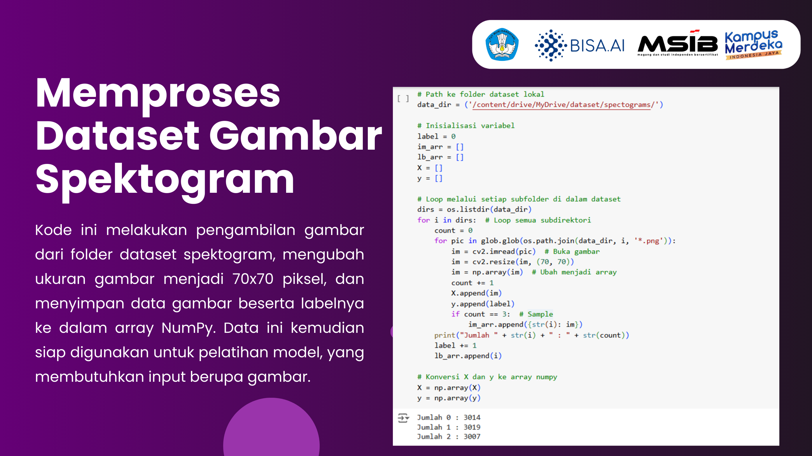 First slide