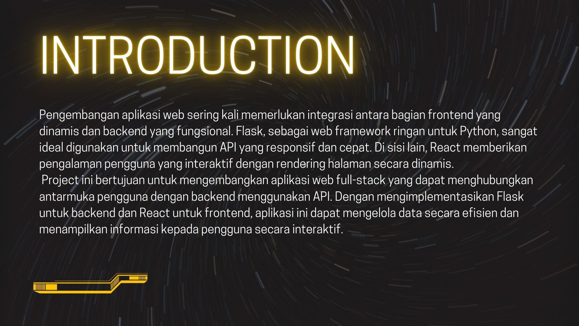 First slide