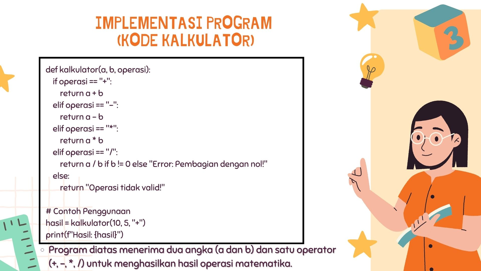 First slide