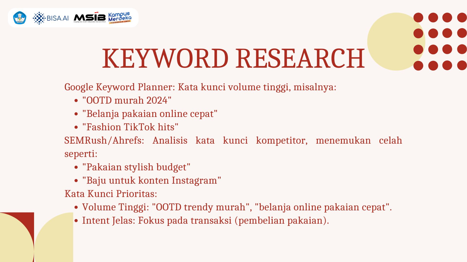 First slide