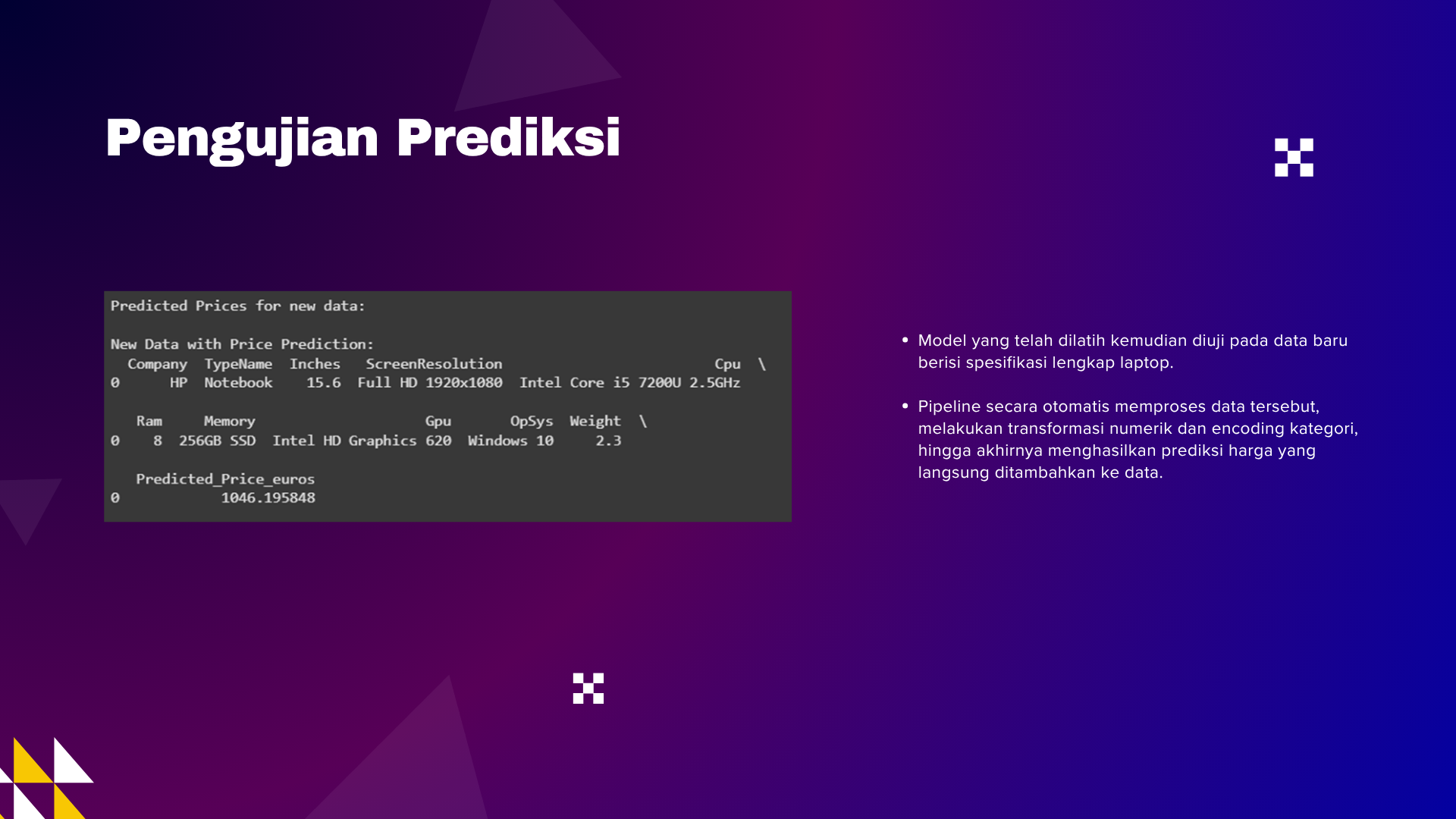 First slide