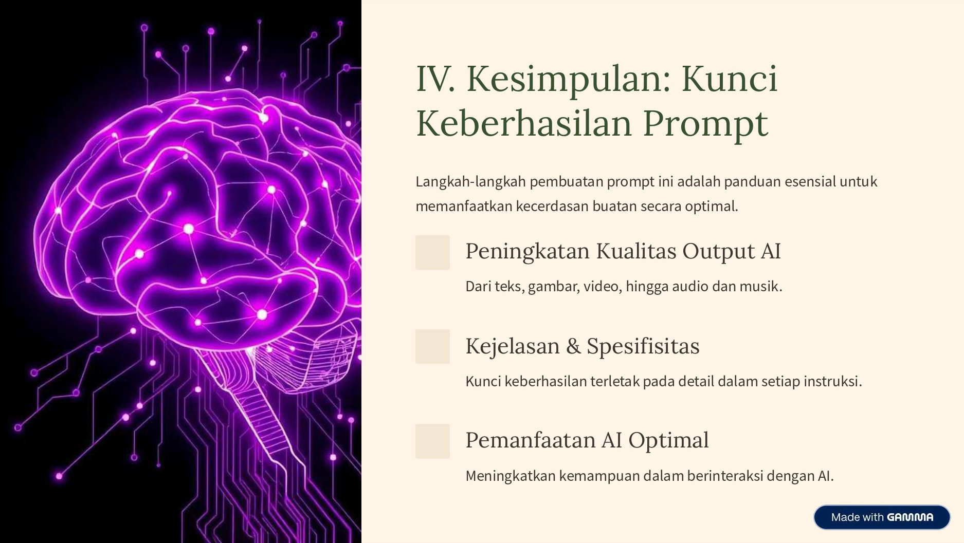 First slide