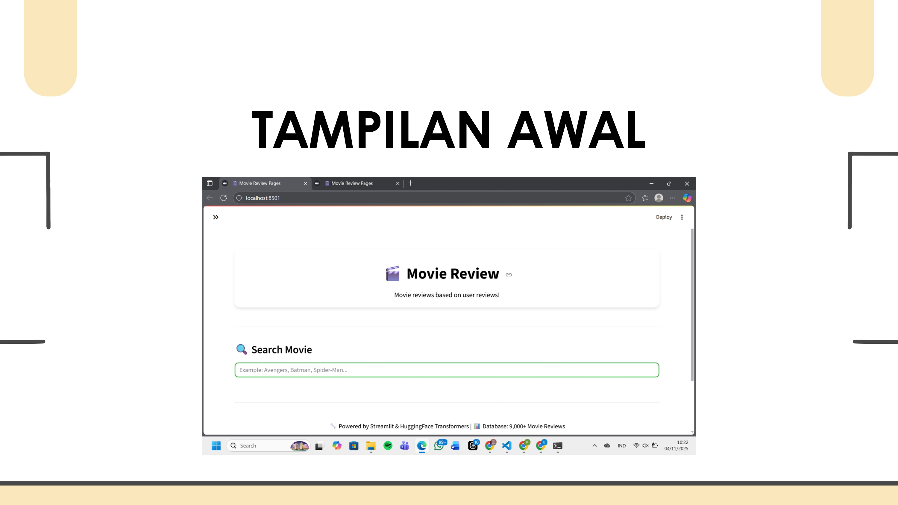 First slide