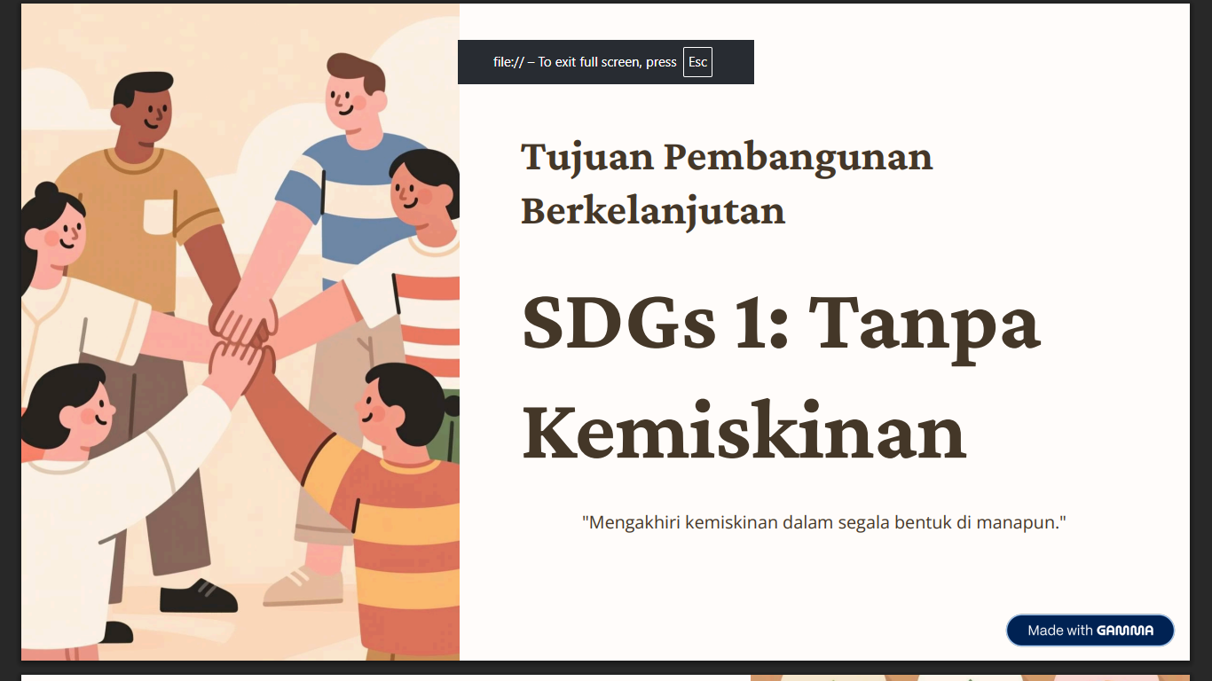 First slide