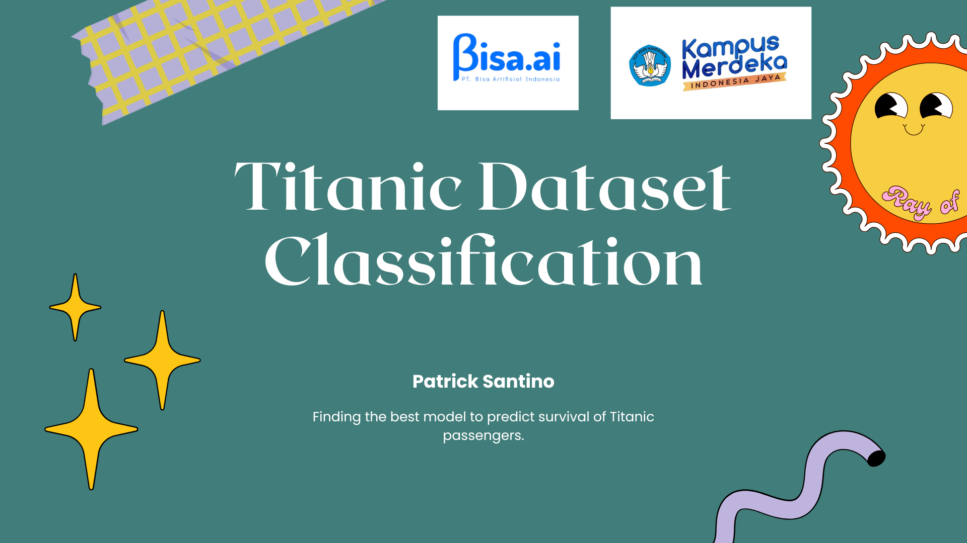 Portofolio Detail >> Titanic Dataset Classification