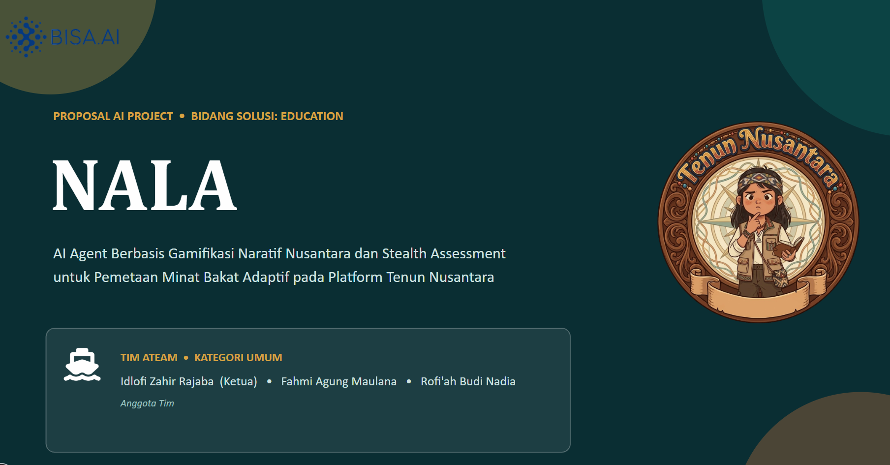 NALA: AI Agent Gamifikasi Naratif Nusantara